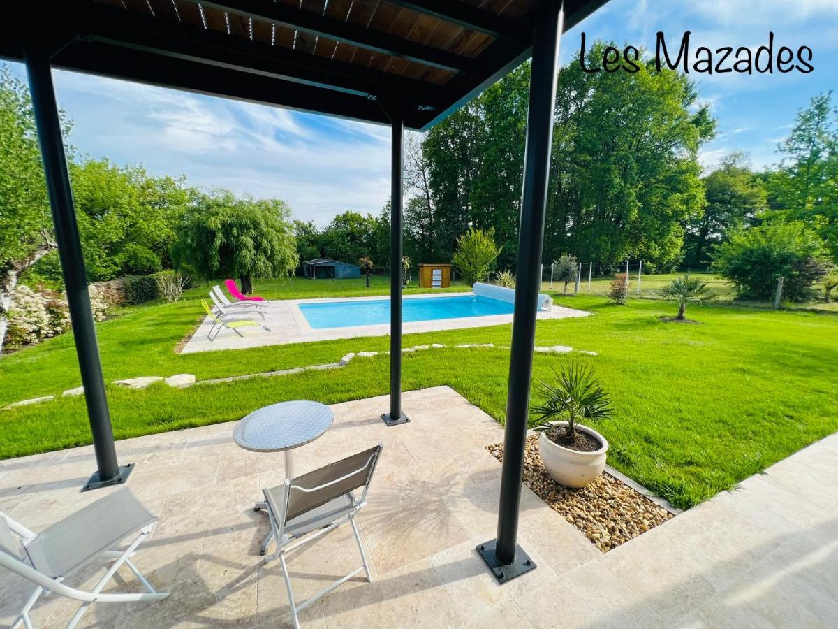 Les Mazades A 10 Min De Perigueux Avec Piscine Chauffee, Meuble De Tourisme Classe 3 Etoiles Annesse-et-Beaulieu Exteriér fotografie